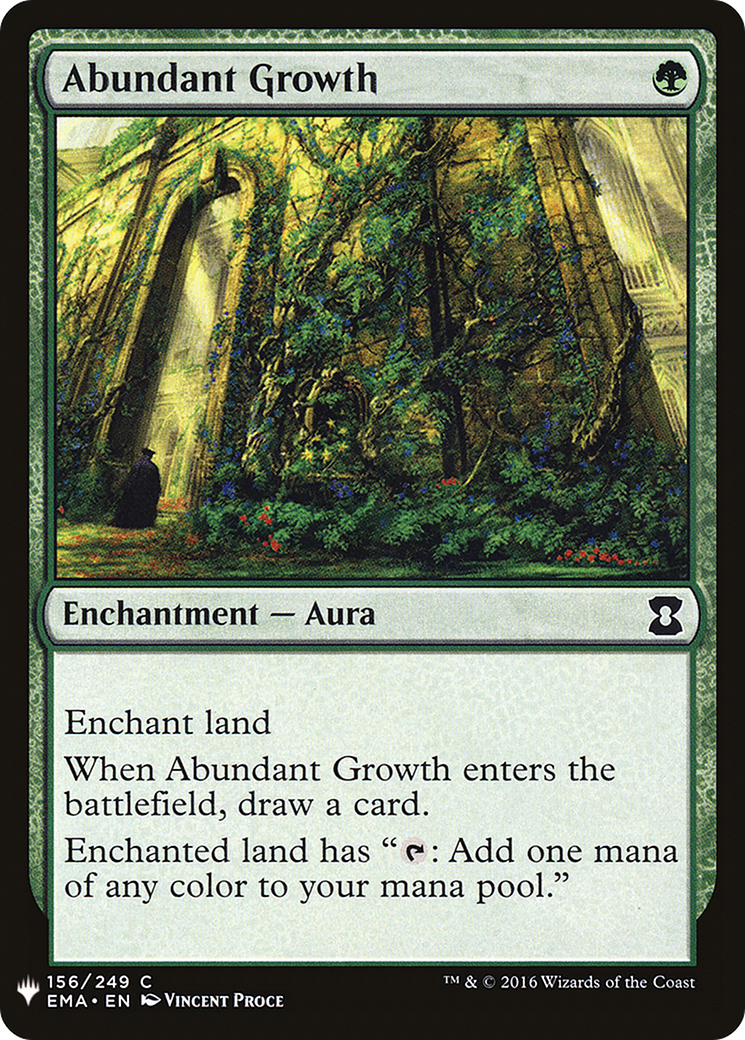 Abundant Growth (MB1-1108) - Mystery Booster - Premium MTG Single from Wizards of the Coast - Just $0.26! Shop now at Game Crave Tournament Store