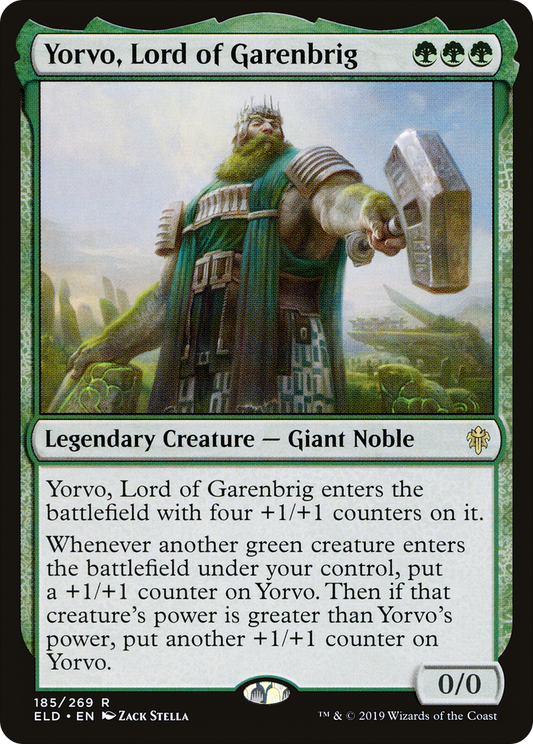 Yorvo, Lord of Garenbrig (ELD-185) - Throne of Eldraine - Premium MTG Single from Wizards of the Coast - Just $0.25! Shop now at Game Crave Tournament Store