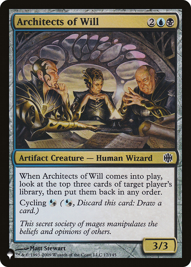 Architects of Will (PLIST-707) - The List - Premium MTG Single from Wizards of the Coast - Just $0.08! Shop now at Game Crave Tournament Store