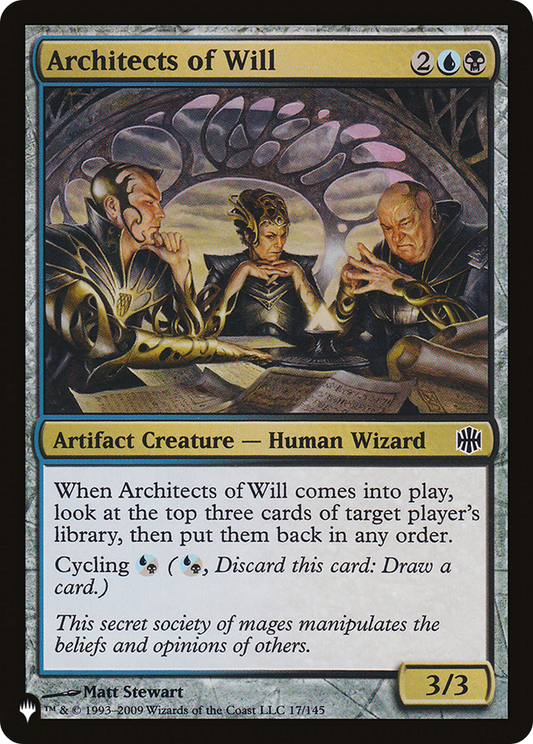Architects of Will (PLIST-707) - The List - Premium MTG Single from Wizards of the Coast - Just $0.08! Shop now at Game Crave Tournament Store