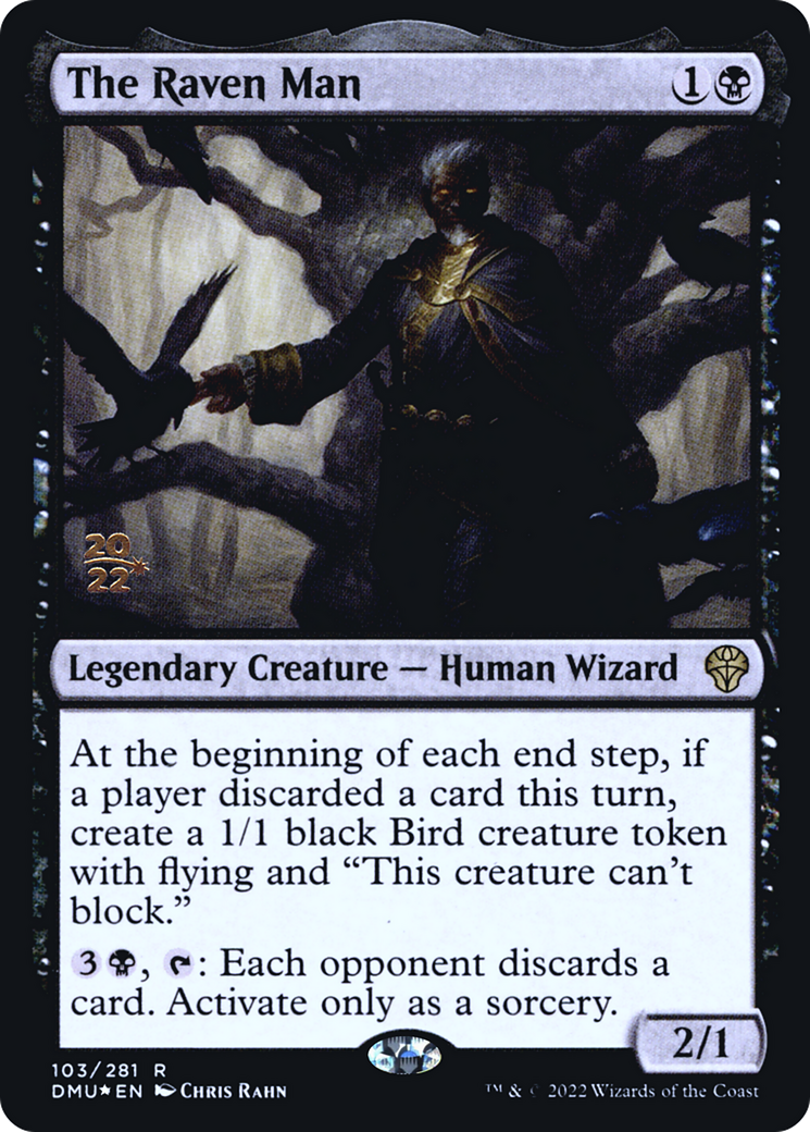 The Raven Man (PDMU-103S) - Dominaria United Promos Foil - Premium MTG Single from Wizards of the Coast - Just $0.40! Shop now at Game Crave Tournament Store