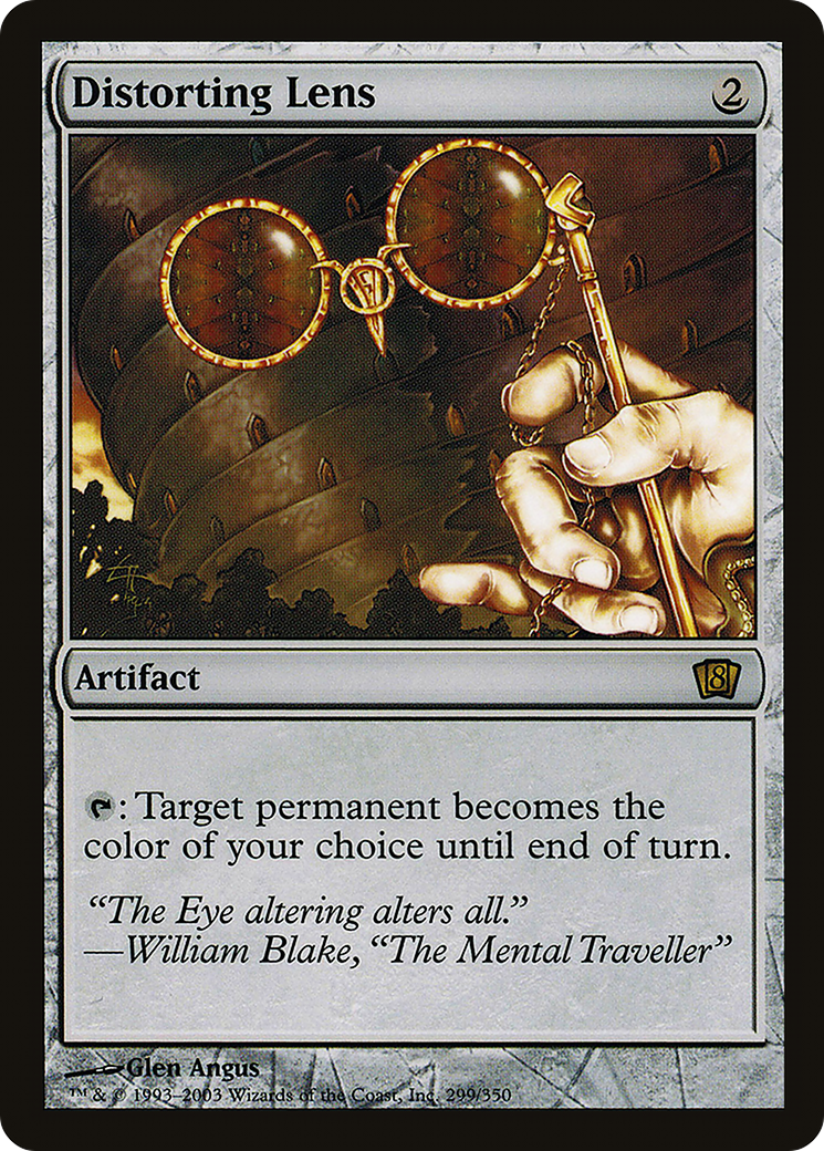 Distorting Lens (8ED-299★) - Eighth Edition Foil - Premium MTG Single from Wizards of the Coast - Just $1.47! Shop now at Game Crave Tournament Store