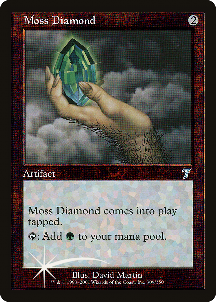 Moss Diamond (7ED-309★) - Seventh Edition Foil - Premium MTG Single from Wizards of the Coast - Just $5.90! Shop now at Game Crave Tournament Store