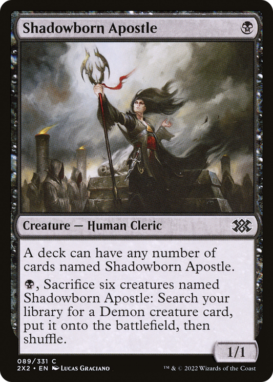 Shadowborn Apostle (2X2-089) - Double Masters 2022 Foil - Premium MTG Single from Wizards of the Coast - Just $0.41! Shop now at Game Crave Tournament Store