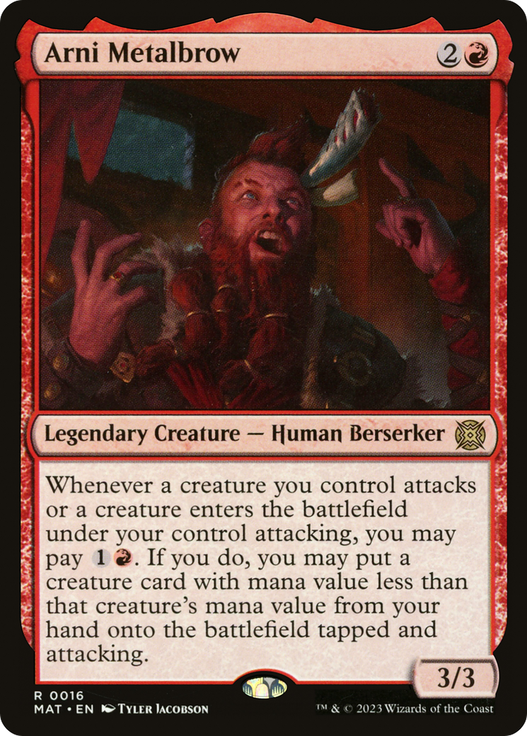 Arni Metalbrow (MAT-016) - March of the Machine: The Aftermath - Premium MTG Single from Wizards of the Coast - Just $0.08! Shop now at Game Crave Tournament Store