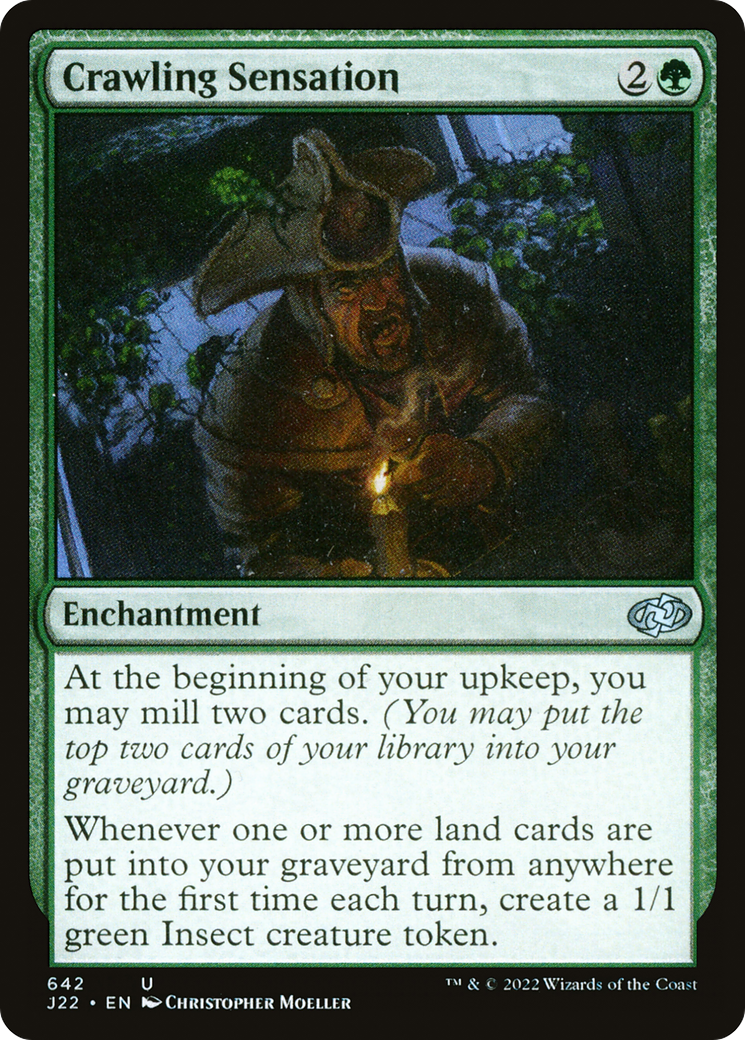 Crawling Sensation (J22-642) - Jumpstart 2022 - Premium MTG Single from Wizards of the Coast - Just $0.25! Shop now at Game Crave Tournament Store