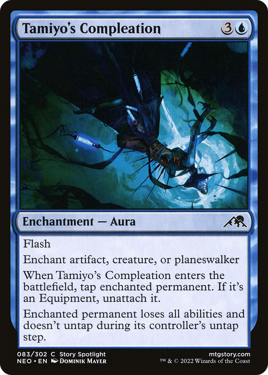 Tamiyo's Compleation (NEO-083) - Kamigawa: Neon Dynasty - Premium MTG Single from Wizards of the Coast - Just $0.08! Shop now at Game Crave Tournament Store