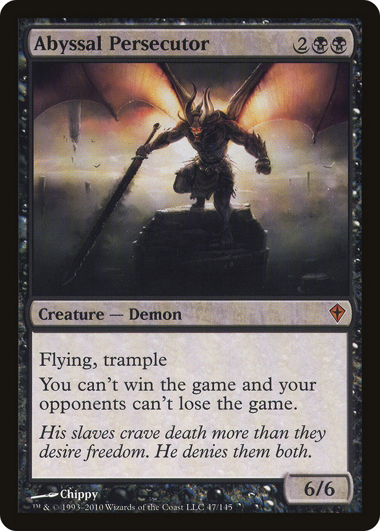 Abyssal Persecutor (WWK-047) - Worldwake - Premium MTG Single from Wizards of the Coast - Just $1.71! Shop now at Game Crave Tournament Store