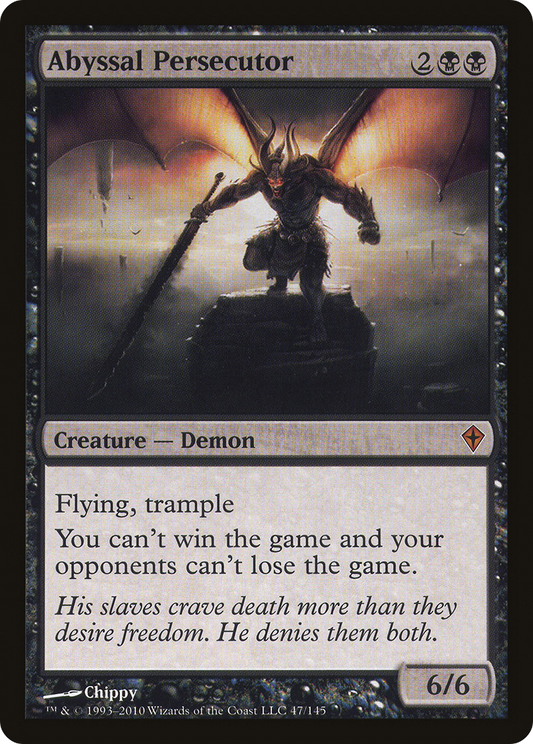 Abyssal Persecutor (WWK-047) - Worldwake Foil - Premium MTG Single from Wizards of the Coast - Just $7.99! Shop now at Game Crave Tournament Store