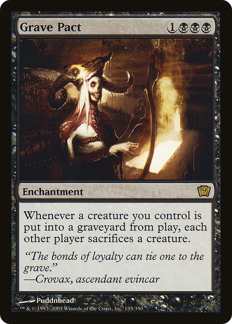 Grave Pact (9ED-135★) - Ninth Edition Foil - Premium MTG Single from Wizards of the Coast - Just $16.79! Shop now at Game Crave Tournament Store