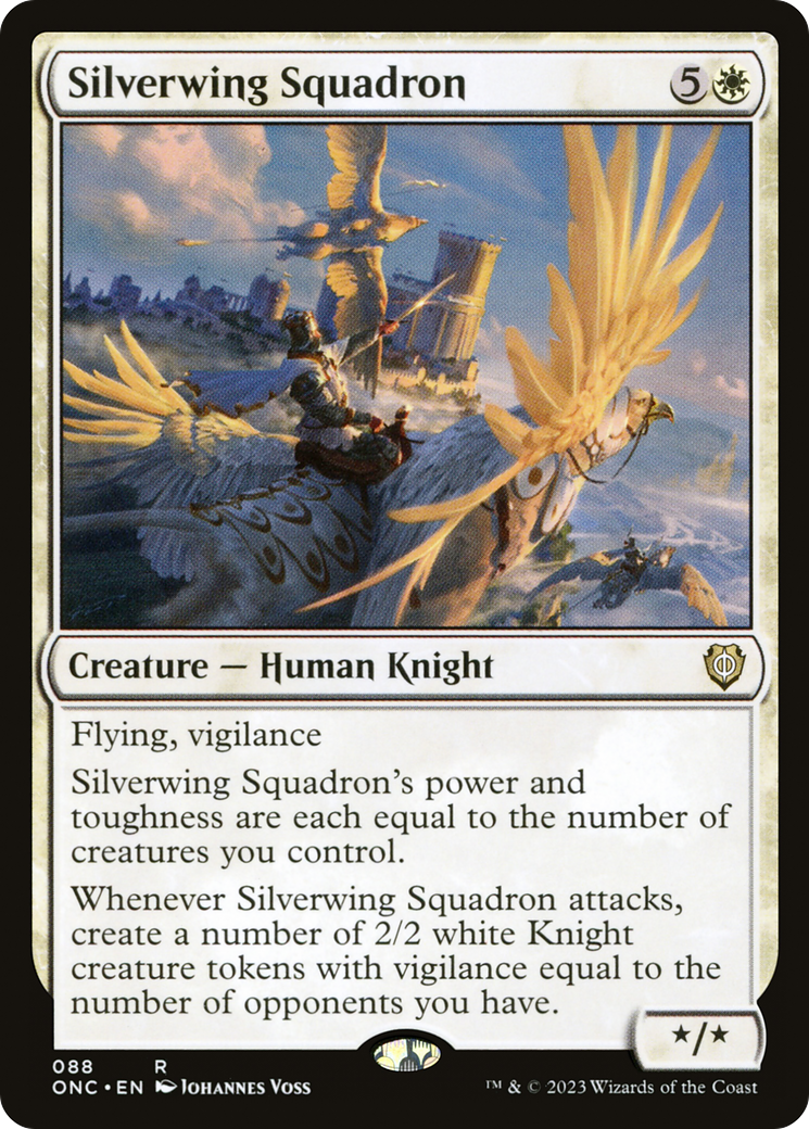 Silverwing Squadron (ONC-088) - Phyrexia: All Will Be One Commander - Premium MTG Single from Wizards of the Coast - Just $0.08! Shop now at Game Crave Tournament Store