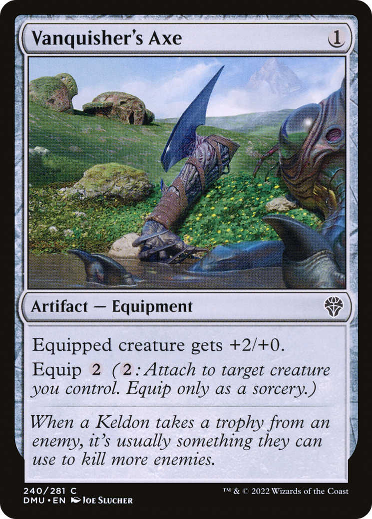 Vanquisher's Axe (DMU-240) - Dominaria United Foil - Premium MTG Single from Wizards of the Coast - Just $0.25! Shop now at Game Crave Tournament Store
