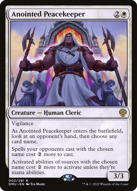 Anointed Peacekeeper (PDMU-02P) - Dominaria United Promos - Premium MTG Single from Wizards of the Coast - Just $0.26! Shop now at Game Crave Tournament Store