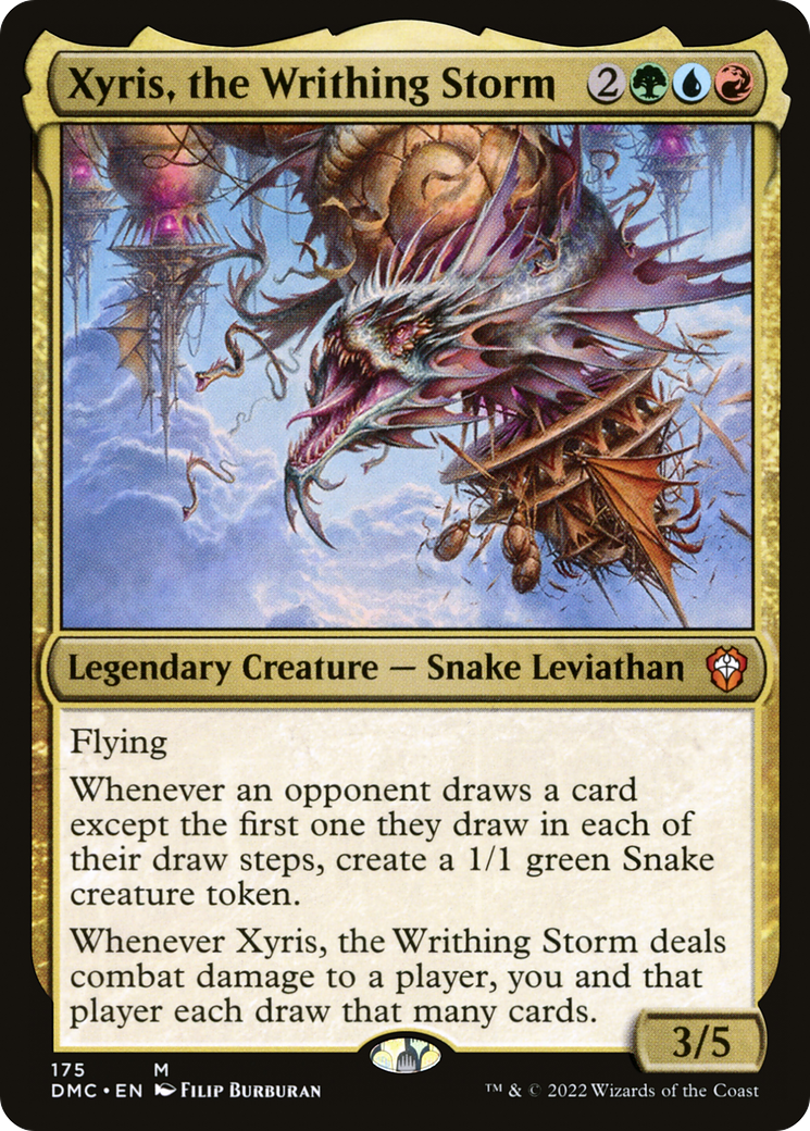 Xyris, the Writhing Storm (DMC-175) - Dominaria United Commander - Premium MTG Single from Wizards of the Coast - Just $0.23! Shop now at Game Crave Tournament Store