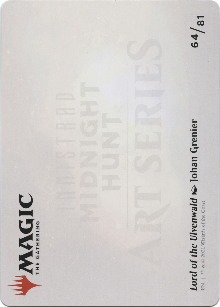 Lord of the Ulvenwald // Lord of the Ulvenwald (AMID-064) - Midnight Hunt Art Series (Borderless) - Premium MTG Single from Wizards of the Coast - Just $0! Shop now at Game Crave Tournament Store