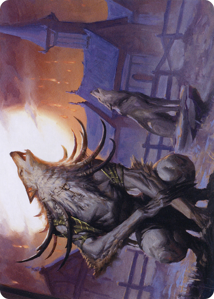Lord of the Ulvenwald // Lord of the Ulvenwald (AMID-064) - Midnight Hunt Art Series (Borderless) Foil - Premium MTG Single from Wizards of the Coast - Just $0! Shop now at Game Crave Tournament Store