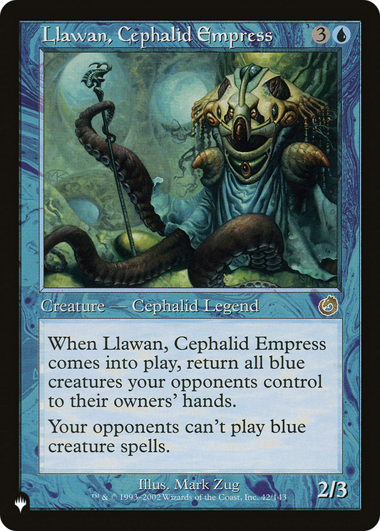 Llawan, Cephalid Empress (PLIST-514) - The List - Premium MTG Single from Wizards of the Coast - Just $0.31! Shop now at Game Crave Tournament Store