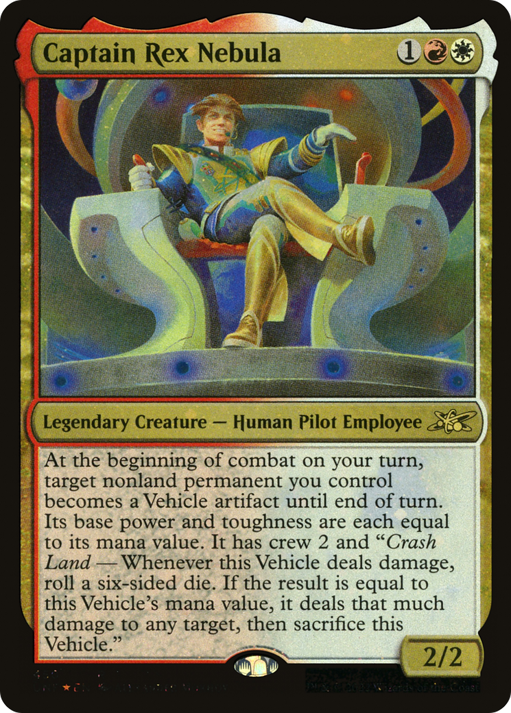 Captain Rex Nebula (UNF-450) - Unfinity Foil - Premium MTG Single from Wizards of the Coast - Just $0.08! Shop now at Game Crave Tournament Store