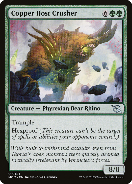 Copper Host Crusher (MOM-181) - March of the Machine - Premium MTG Single from Wizards of the Coast - Just $0.08! Shop now at Game Crave Tournament Store