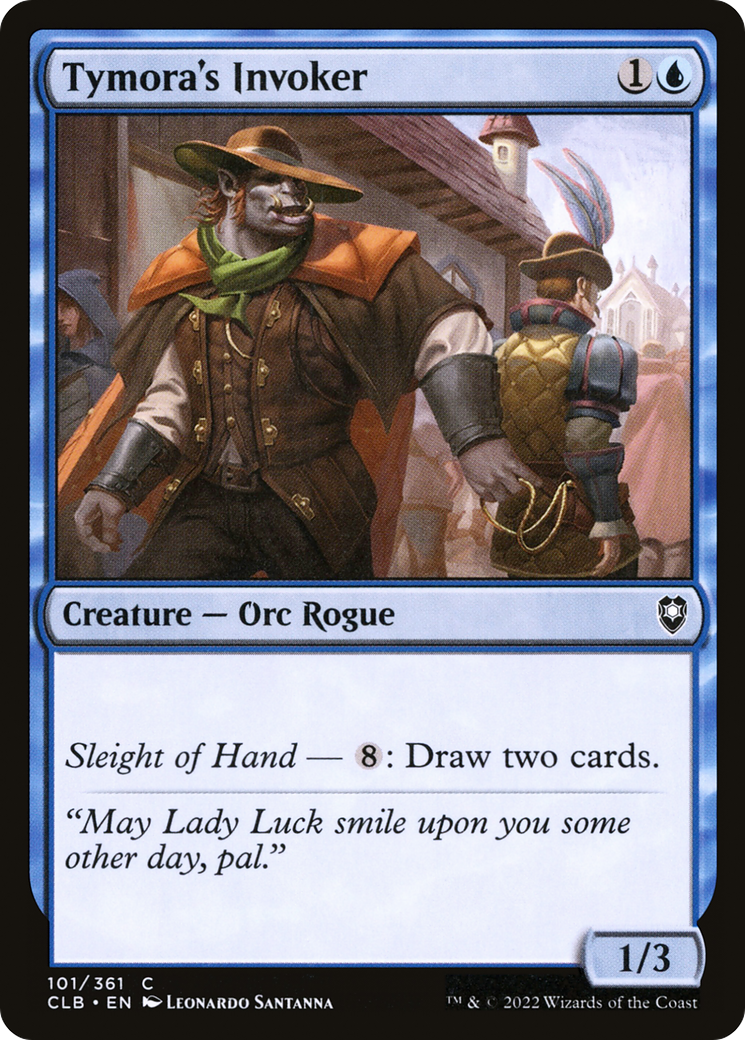 Tymora's Invoker (CLB-101) - Commander Legends: Battle for Baldur's Gate Foil - Premium MTG Single from Wizards of the Coast - Just $0.08! Shop now at Game Crave Tournament Store