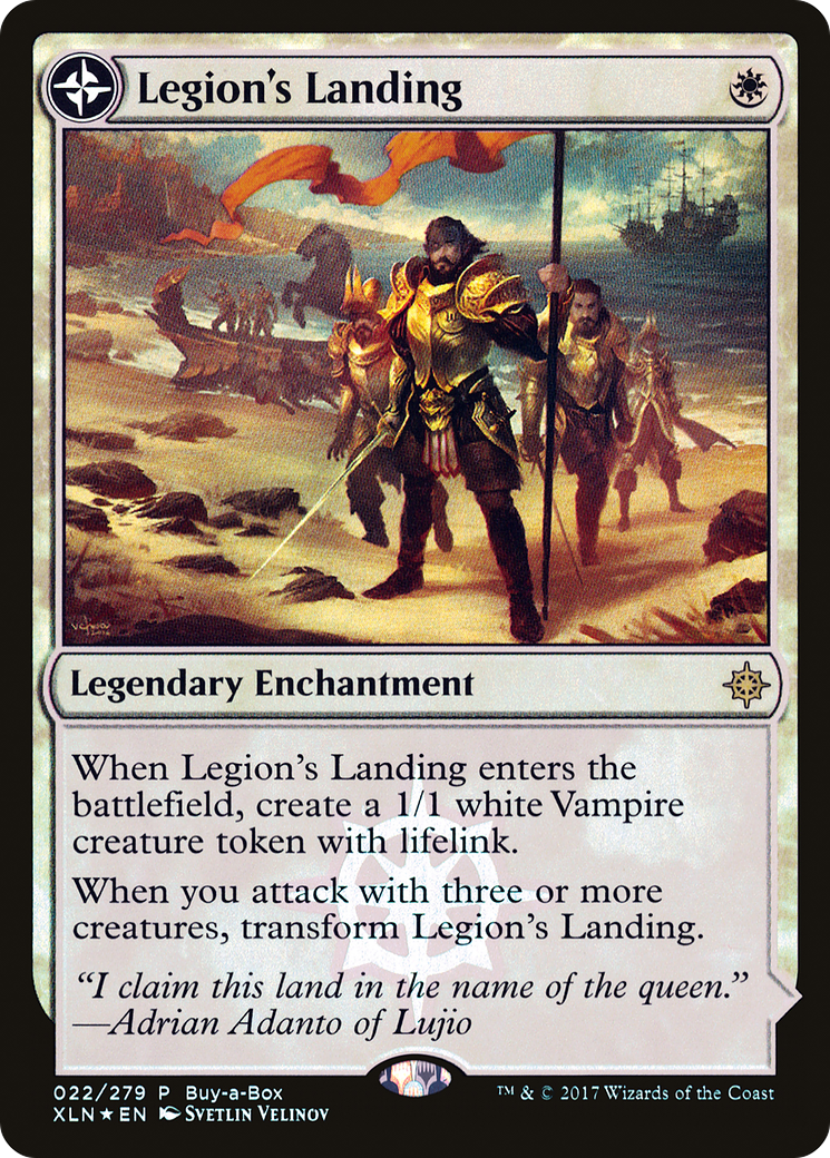 Legion's Landing // Adanto, the First Fort (PXTC-022) - XLN Treasure Chest: (compasslanddfc) Foil - Premium MTG Single from Wizards of the Coast - Just $3.30! Shop now at Game Crave Tournament Store