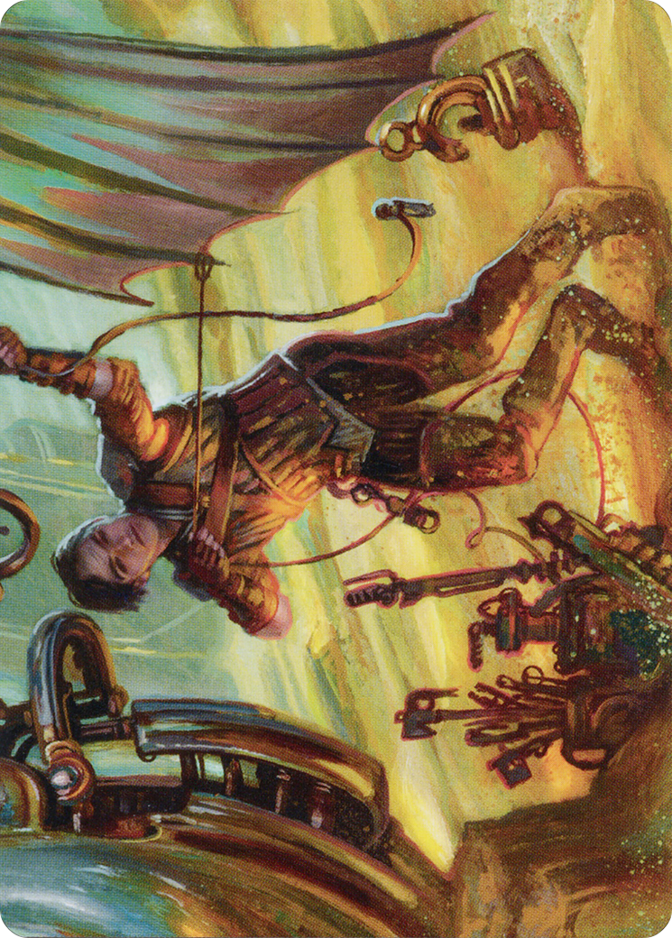 Mishra, Excavation Prodigy // Mishra, Excavation Prodigy (ABRO-036) - The Brothers' War Art Series (Borderless) Foil - Premium MTG Single from Wizards of the Coast - Just $0! Shop now at Game Crave Tournament Store