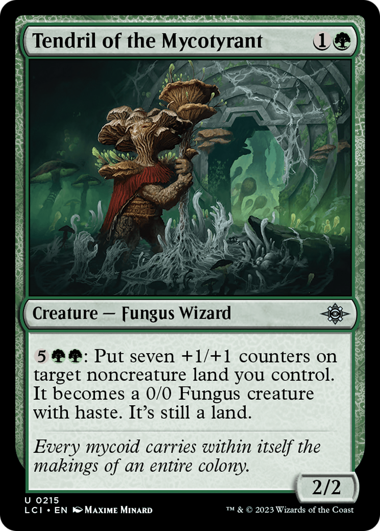 Tendril of the Mycotyrant (LCI-215) - The Lost Caverns of Ixalan - Premium MTG Single from Wizards of the Coast - Just $0.08! Shop now at Game Crave Tournament Store