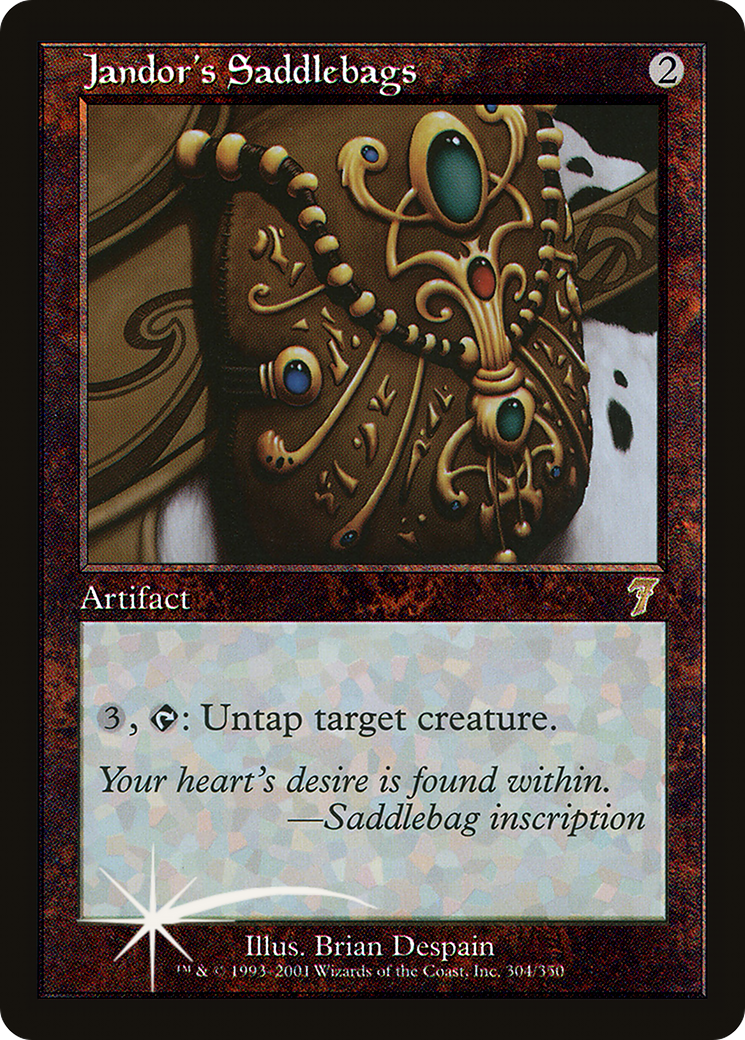 Jandor's Saddlebags (7ED-304★) - Seventh Edition Foil - Premium MTG Single from Wizards of the Coast - Just $7.19! Shop now at Game Crave Tournament Store