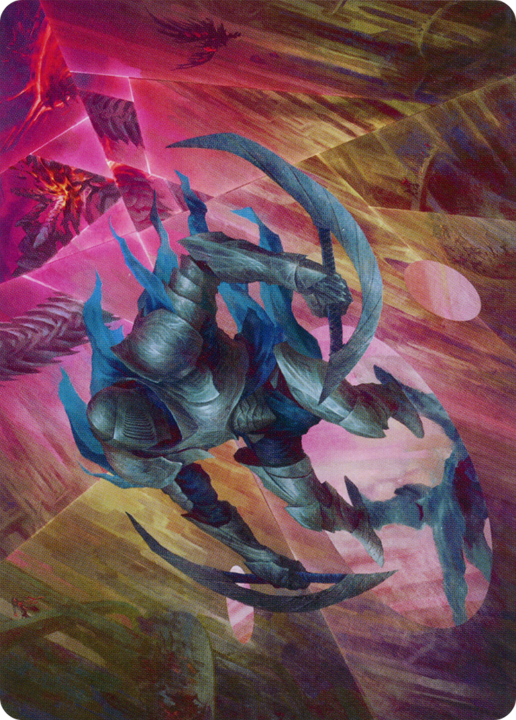 Xerex Strobe-Knight // Xerex Strobe-Knight (AMOM-020) - March of the Machine Art Series (Borderless) Foil - Premium MTG Single from Wizards of the Coast - Just $0! Shop now at Game Crave Tournament Store