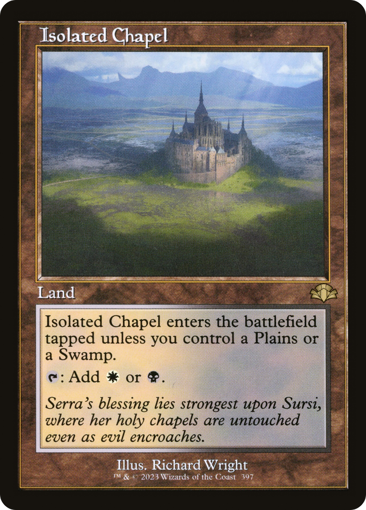 Isolated Chapel (DMR-397) - Dominaria Remastered - Premium MTG Single from Wizards of the Coast - Just $0.33! Shop now at Game Crave Tournament Store