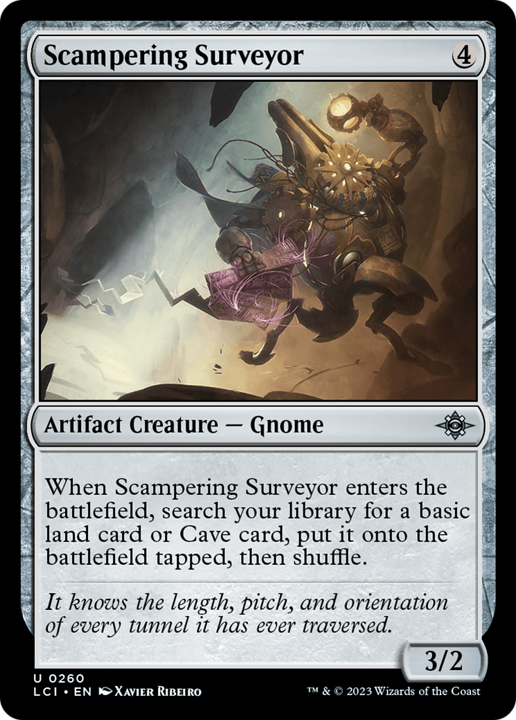 Scampering Surveyor (LCI-260) - The Lost Caverns of Ixalan - Premium MTG Single from Wizards of the Coast - Just $0.08! Shop now at Game Crave Tournament Store