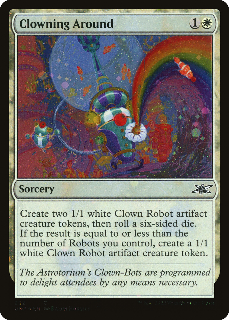 Clowning Around (UNF-292) - Unfinity Foil - Premium MTG Single from Wizards of the Coast - Just $1! Shop now at Game Crave Tournament Store