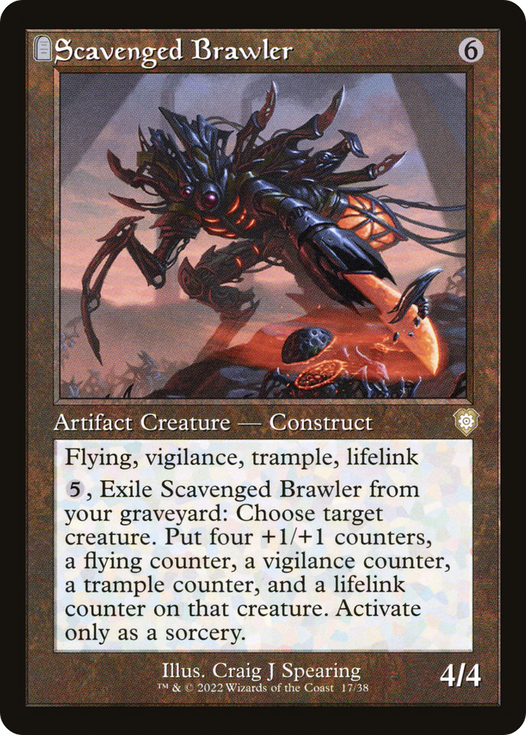 Scavenged Brawler (BRC-017) - The Brothers' War Commander: (tombstone) - Premium MTG Single from Wizards of the Coast - Just $0.63! Shop now at Game Crave Tournament Store