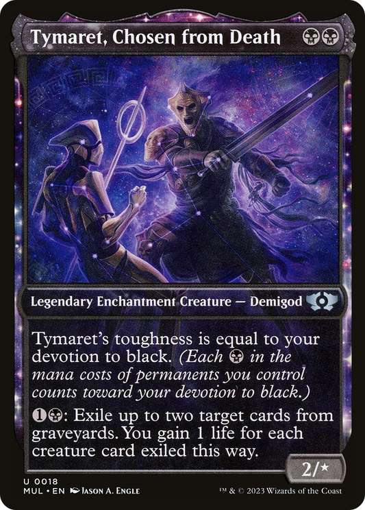 Tymaret, Chosen from Death (MUL-018) - Multiverse Legends: (Showcase, nyxtouched) - Premium MTG Single from Wizards of the Coast - Just $0.25! Shop now at Game Crave Tournament Store