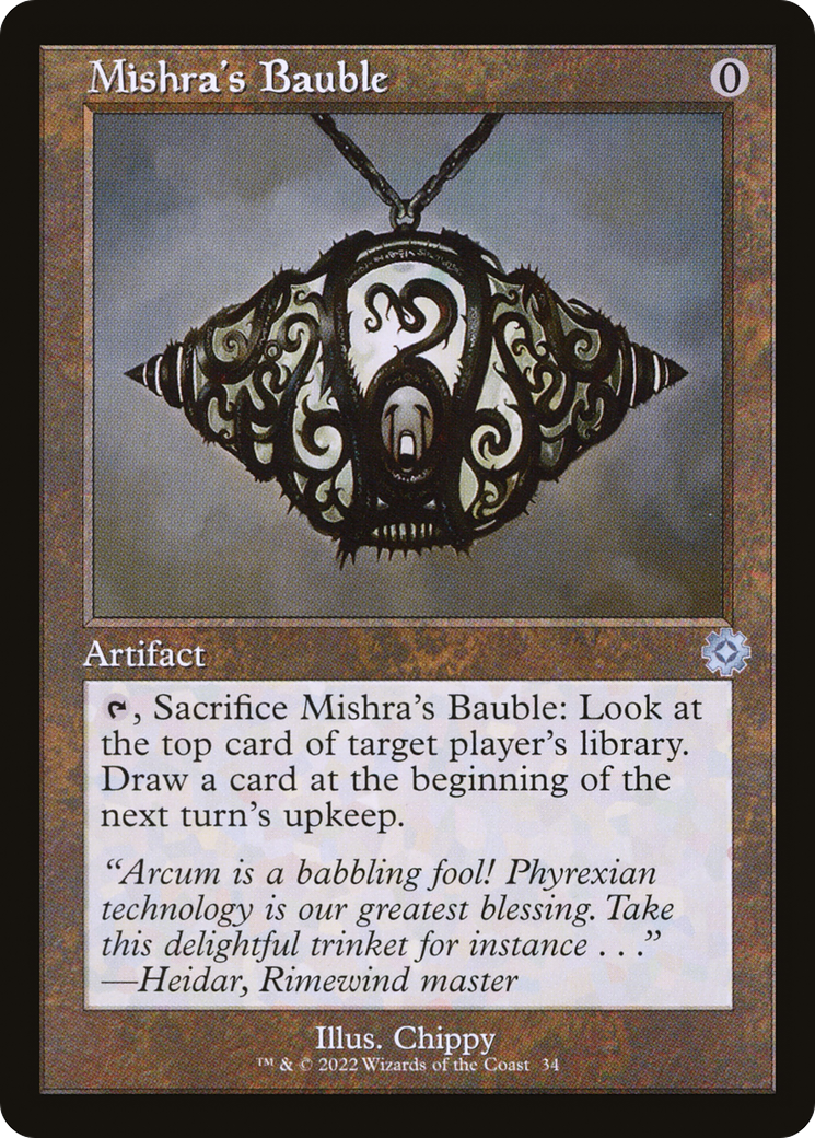 Mishra's Bauble (BRR-034) - The Brothers' War Retro Artifacts - Premium MTG Single from Wizards of the Coast - Just $0.28! Shop now at Game Crave Tournament Store