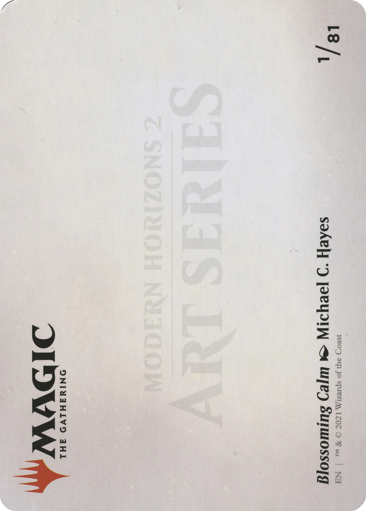 Blossoming Calm // Blossoming Calm (AMH2-001) - Modern Horizons 2 Art Series (Borderless) Foil - Premium MTG Single from Wizards of the Coast - Just $0! Shop now at Game Crave Tournament Store