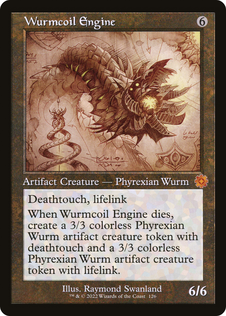 Wurmcoil Engine (BRR-126) - The Brothers' War Retro Artifacts Foil - Premium MTG Single from Wizards of the Coast - Just $2.89! Shop now at Game Crave Tournament Store