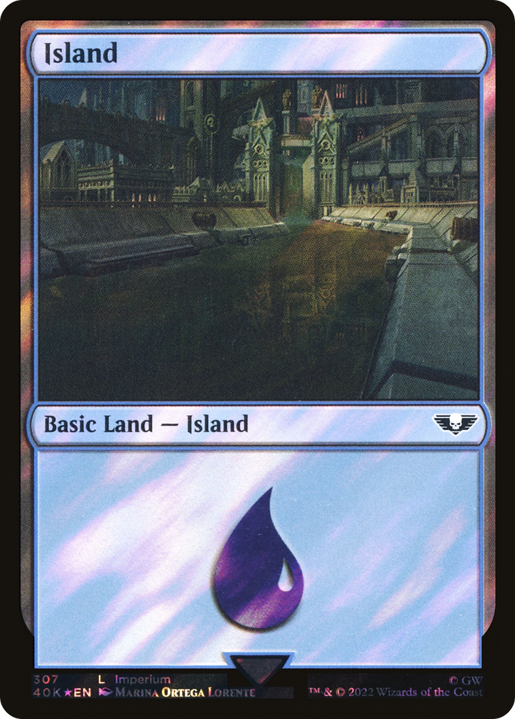 Island (40K-307★) - Warhammer 40,000 Commander Foil - Premium MTG Single from Wizards of the Coast - Just $0.26! Shop now at Game Crave Tournament Store