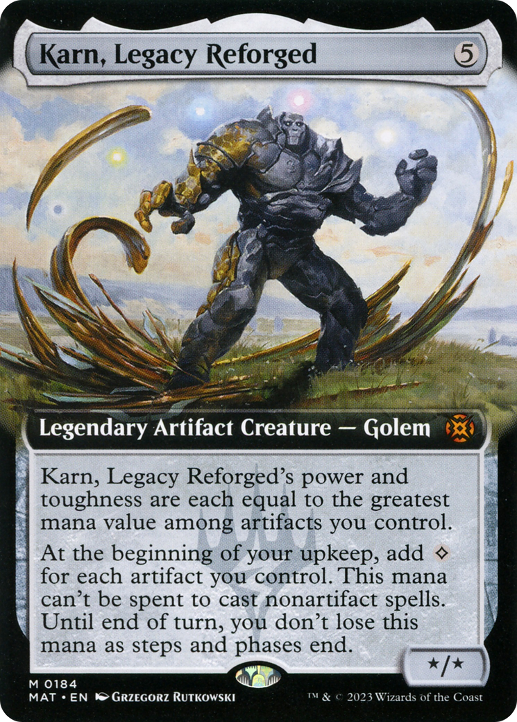 Karn, Legacy Reforged (MAT-184) - March of the Machine: The Aftermath: (Extended Art) - Premium MTG Single from Wizards of the Coast - Just $2.63! Shop now at Game Crave Tournament Store