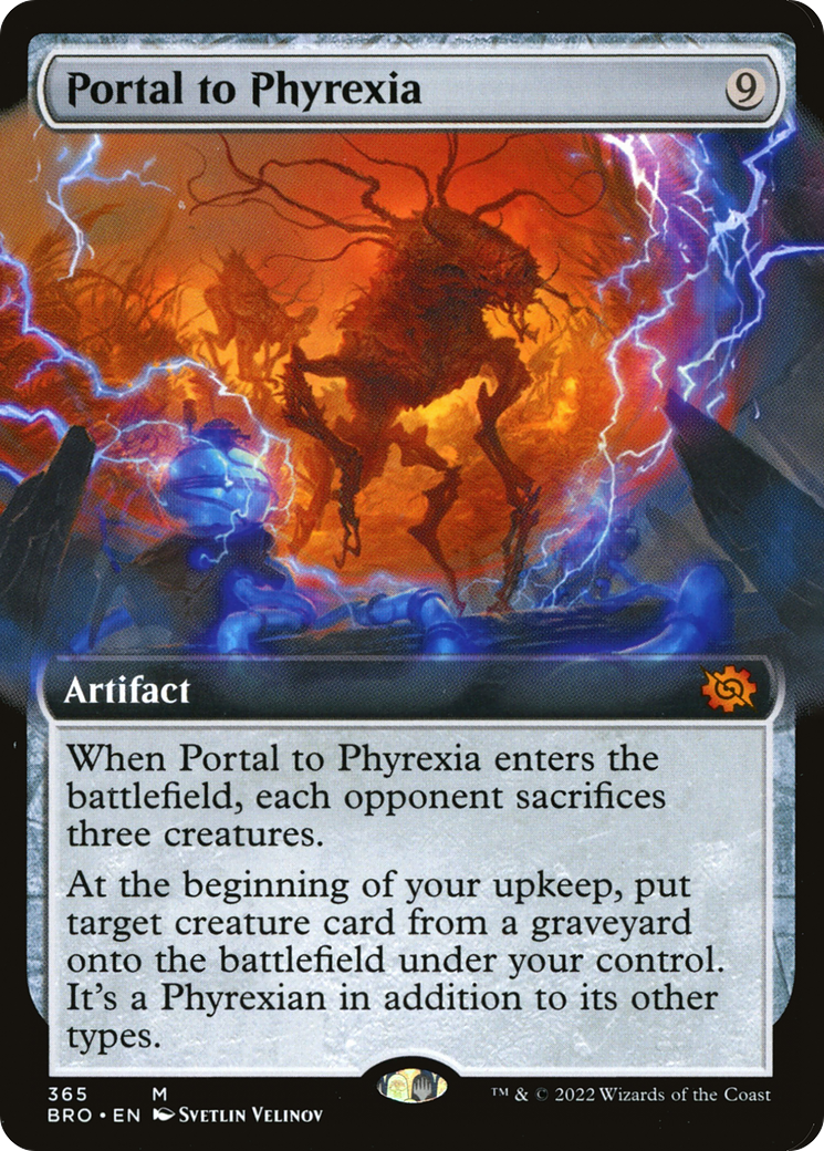 Portal to Phyrexia (BRO-365) - The Brothers' War: (Extended Art) - Premium MTG Single from Wizards of the Coast - Just $8.29! Shop now at Game Crave Tournament Store