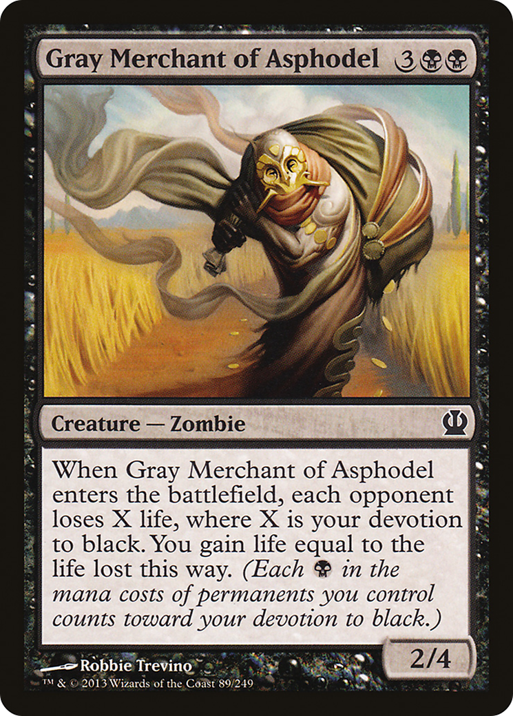 Gray Merchant of Asphodel (THS-089) - Theros - Premium MTG Single from Wizards of the Coast - Just $0.55! Shop now at Game Crave Tournament Store