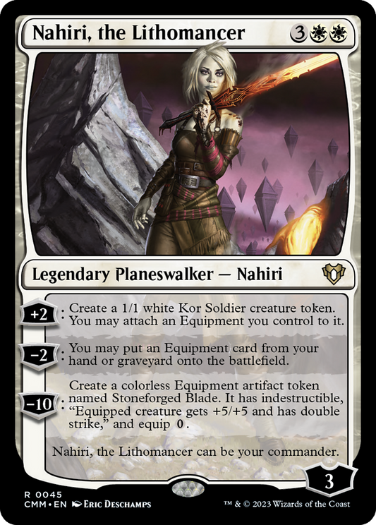 Nahiri, the Lithomancer (CMM-045) - Commander Masters - Premium MTG Single from Wizards of the Coast - Just $0.38! Shop now at Game Crave Tournament Store