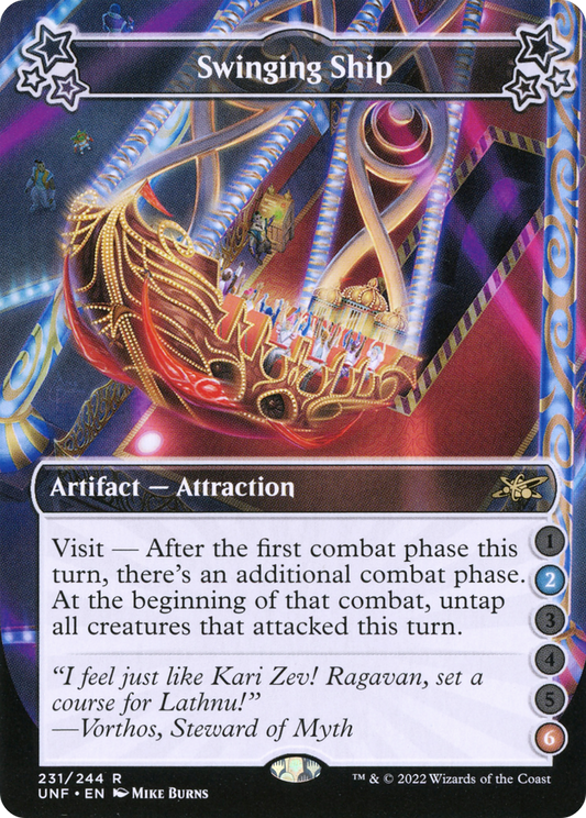 Swinging Ship (UNF-231A) - Unfinity - Premium MTG Single from Wizards of the Coast - Just $0.25! Shop now at Game Crave Tournament Store