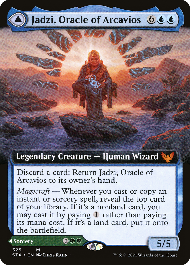Jadzi, Oracle of Arcavios // Journey to the Oracle (STX-325) - Strixhaven: School of Mages: (Extended Art) Foil - Premium MTG Single from Wizards of the Coast - Just $0.82! Shop now at Game Crave Tournament Store