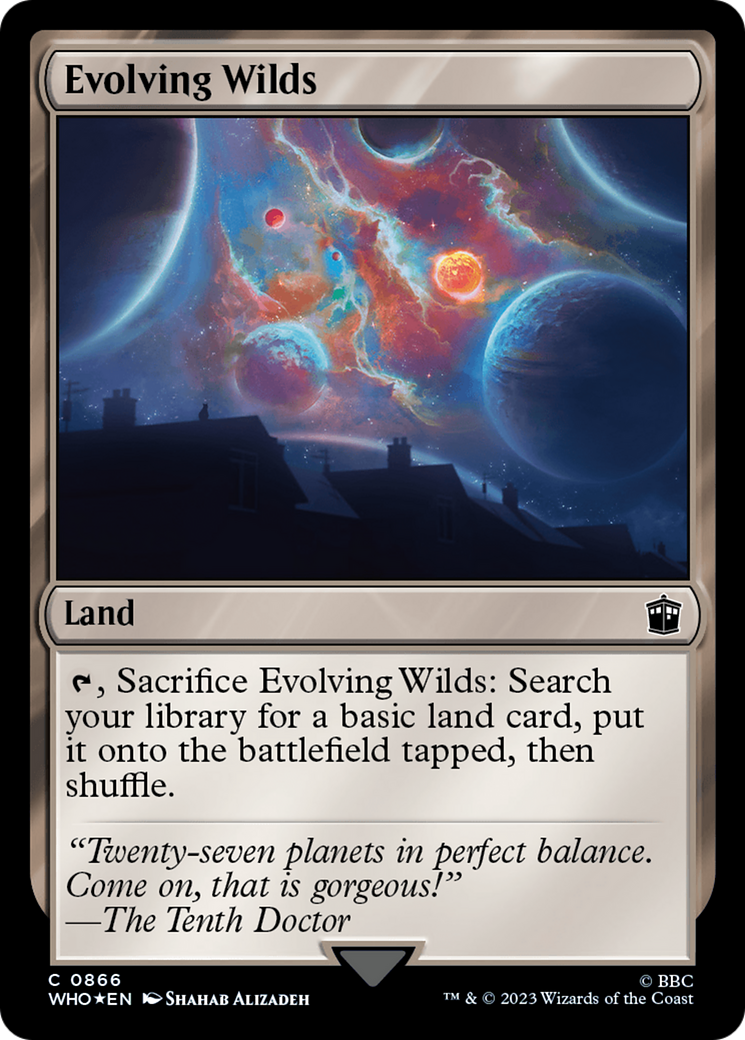 Evolving Wilds (WHO-866) - Doctor Who Foil - Premium MTG Single from Wizards of the Coast - Just $1.75! Shop now at Game Crave Tournament Store