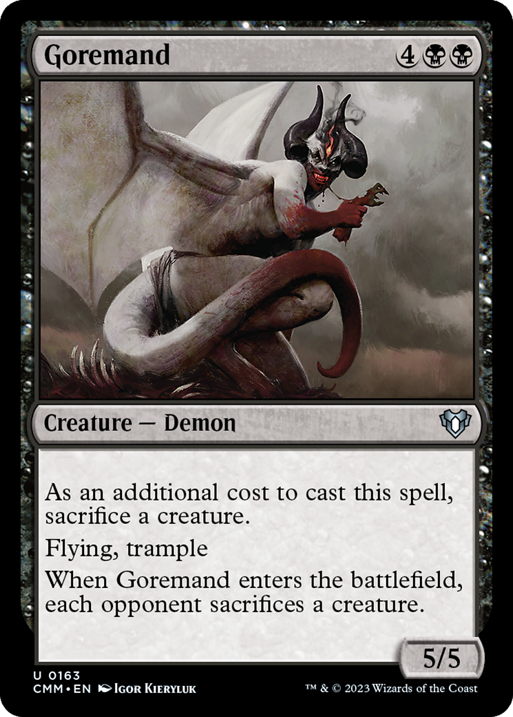 Goremand (CMM-163) - Commander Masters Foil - Premium MTG Single from Wizards of the Coast - Just $0.08! Shop now at Game Crave Tournament Store