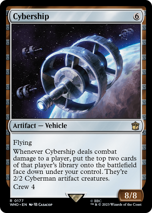 Cybership (WHO-177) - Doctor Who - Premium MTG Single from Wizards of the Coast - Just $0.08! Shop now at Game Crave Tournament Store