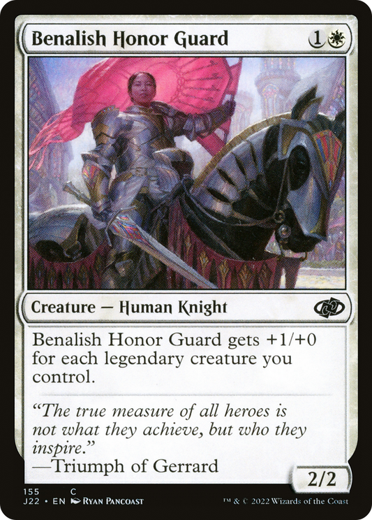 Benalish Honor Guard (J22-155) - Jumpstart 2022 - Premium MTG Single from Wizards of the Coast - Just $0.25! Shop now at Game Crave Tournament Store