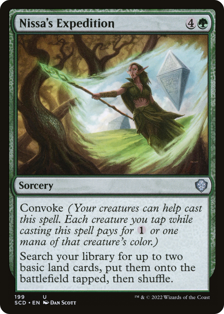 Nissa's Expedition (SCD-199) - Starter Commander Decks - Premium MTG Single from Wizards of the Coast - Just $0.08! Shop now at Game Crave Tournament Store