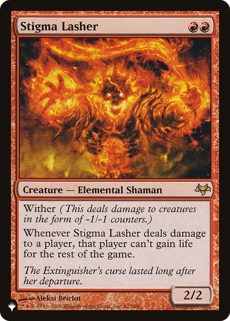 Stigma Lasher (PLIST-541) - The List - Premium MTG Single from Wizards of the Coast - Just $0.24! Shop now at Game Crave Tournament Store